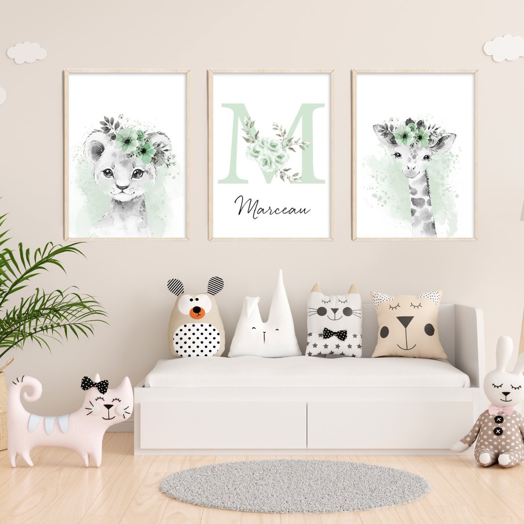 Chambre de bébé savane