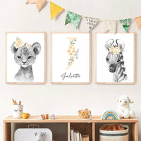 Savane Jaune - Décoration Chambre de Bébé et enfant