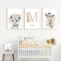 Savane Indien Plume Beige - Décoration Chambre Bébé et Enfant